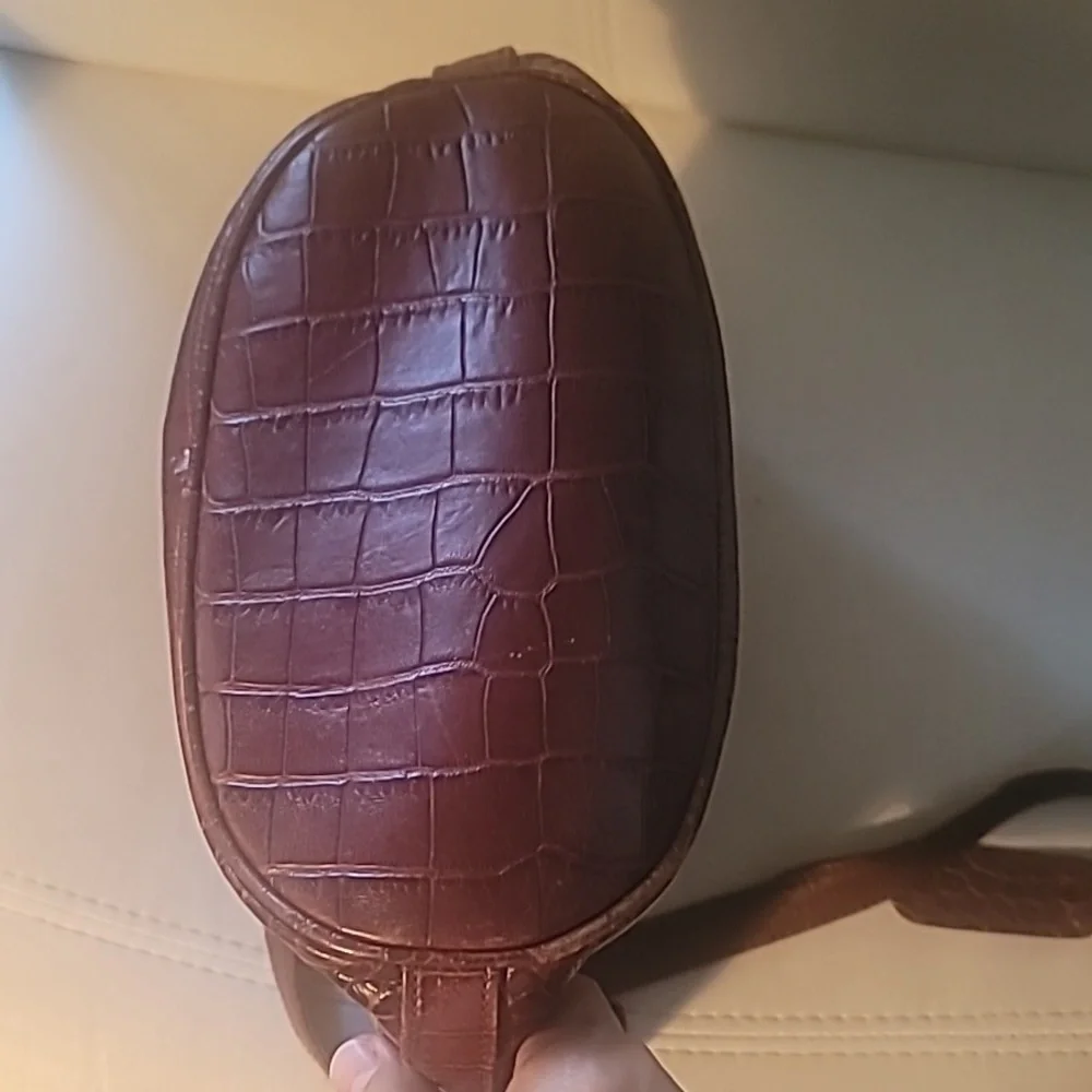 CARLOS FALCHI Embossed Leather Bag